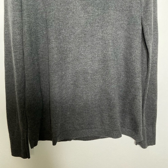 Lululemon Back to Balance Sweater Split Back Long Sleeve in Charcoal Gray - Picture 6 of 15
